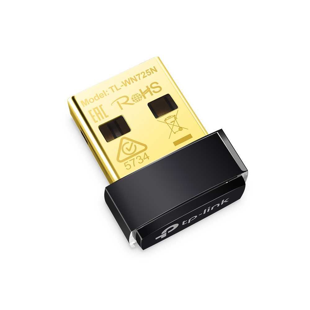 TL-WN725N Сверхкомпактный USB‑адаптер с поддержкой Wi-Fi N150