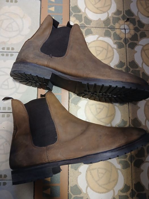 Мъжки кожени боти 45н