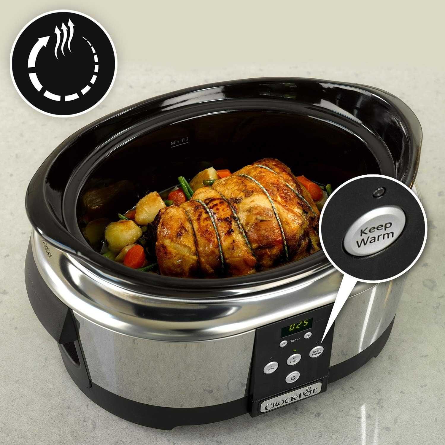 Електрическа тенджера Crock-Pot SCCPBPP605, 5.7л, Бавно готвене