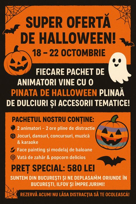 Animatori copii, ursitoare, candy bar, photo corner, oglinda magica