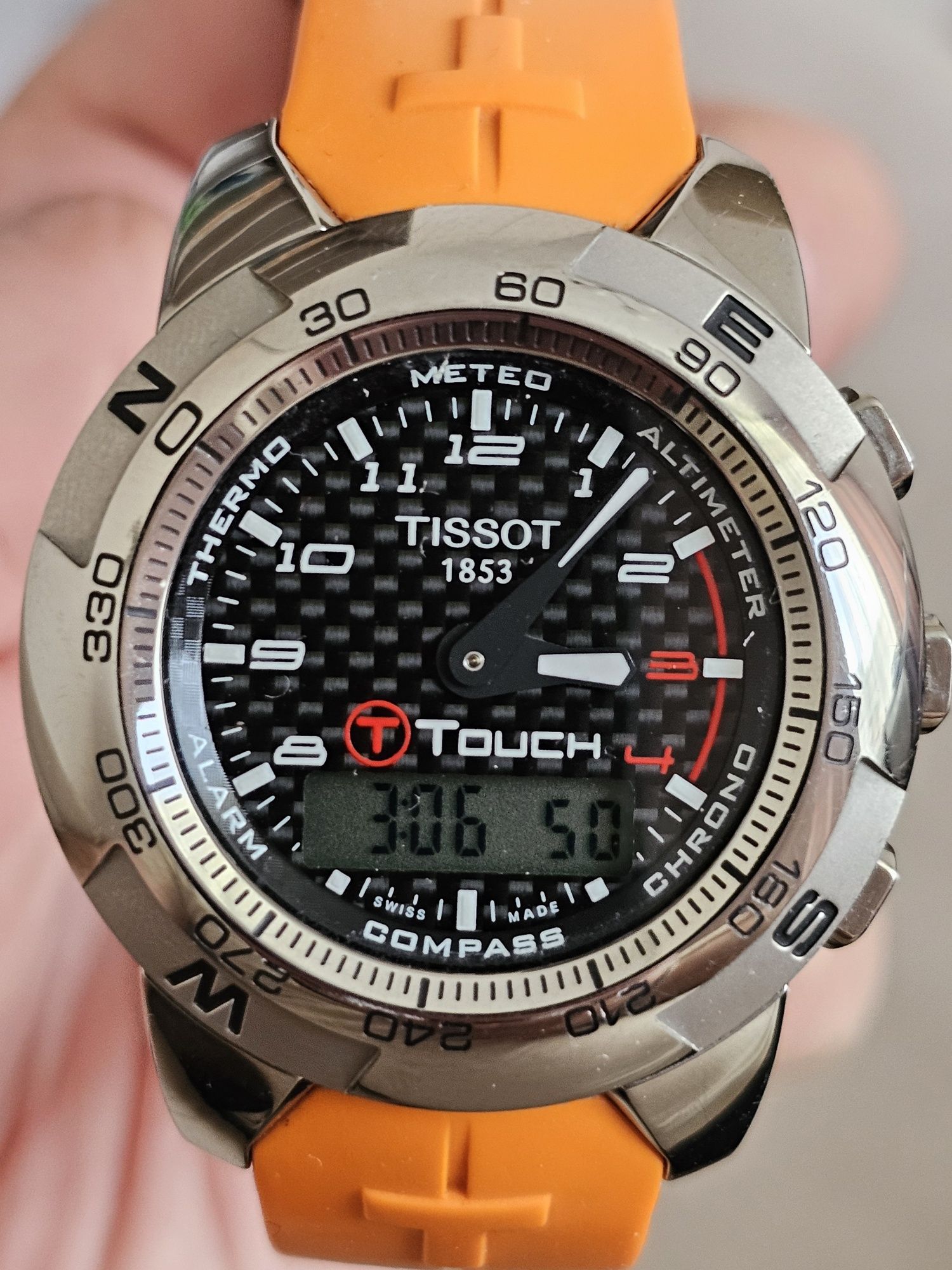 Tissot T-Touch Titanium — титан, сапфир, сенсорные, Швейцария
