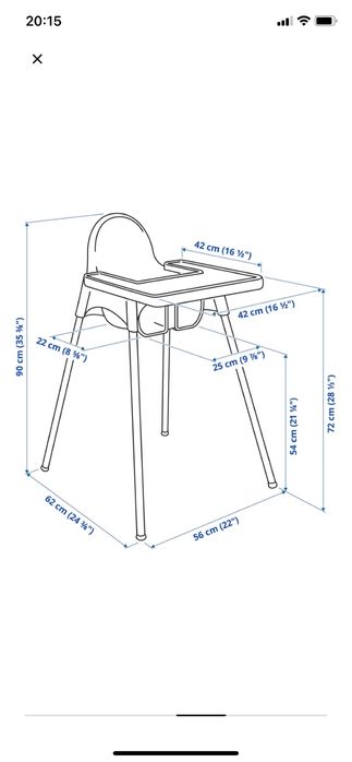Scaun copii ikea antilop