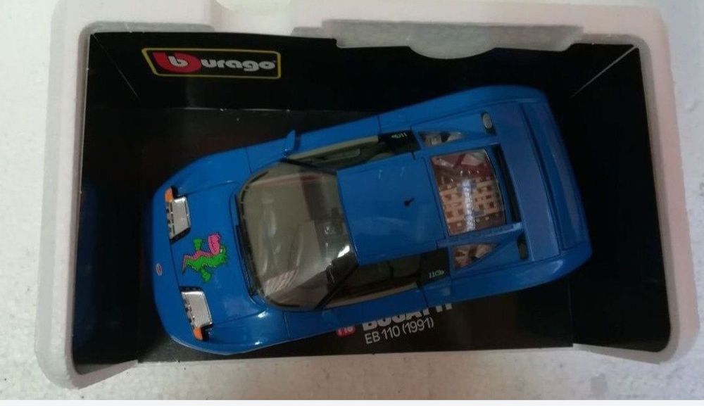 Bugatti EB110 (1991)
Scara 1:18
Bburago

Pozele reflectă realitatea. S