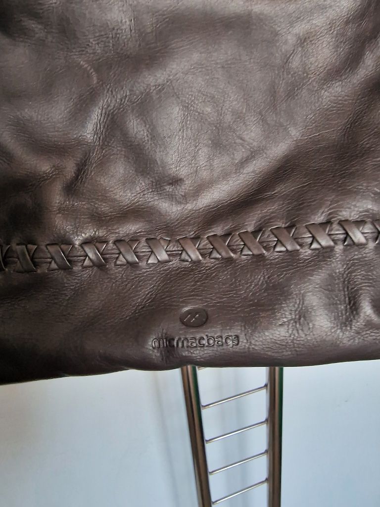 Страхотна дамска чанта MICMACBAGS естествена кожа