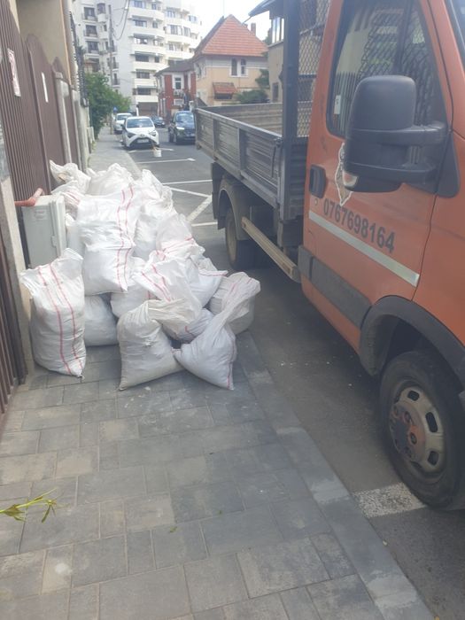 Container gunoi moloz transport moloz nisip pietriș debarasari pământ