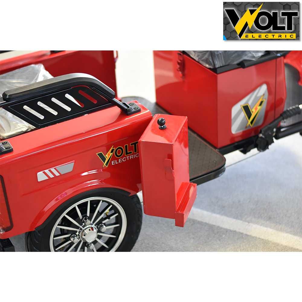 Двуместна CARGO електрическа триколка Volt Electric A10 1500W