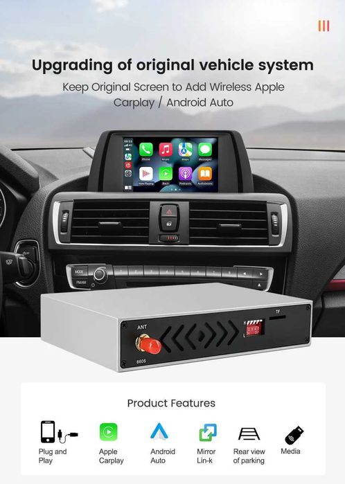 Vand Modul Apple Carplay Android Bmw CCC CIC NBT Seria F si Seria E