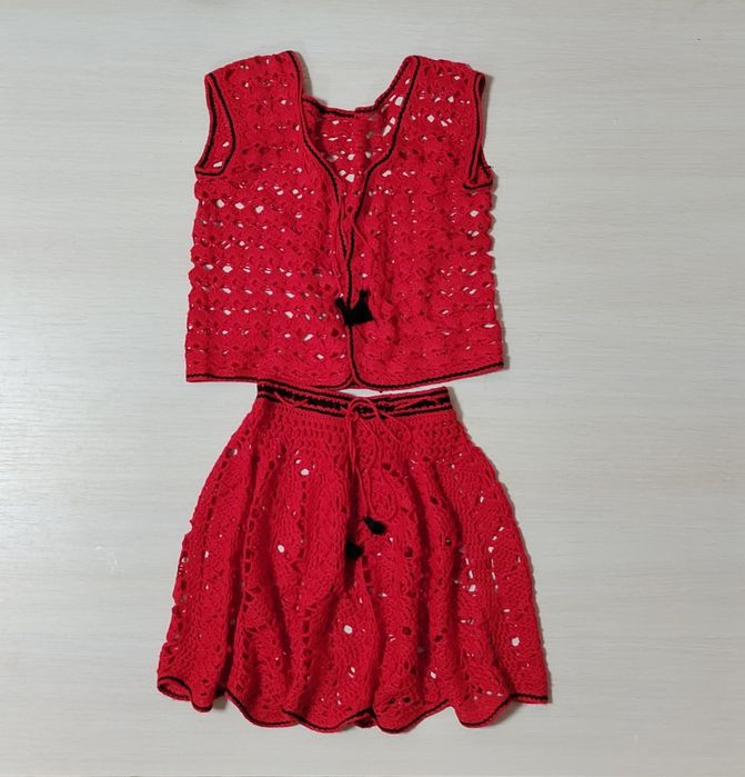 Юбочка с желеткой. Связаны крючком. Новые