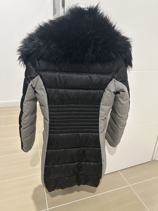 Geaca Emporio Armani din puf cu blana detasabila