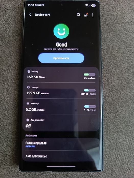Samsung galaxy S22 ultra 256 GB 12 GB