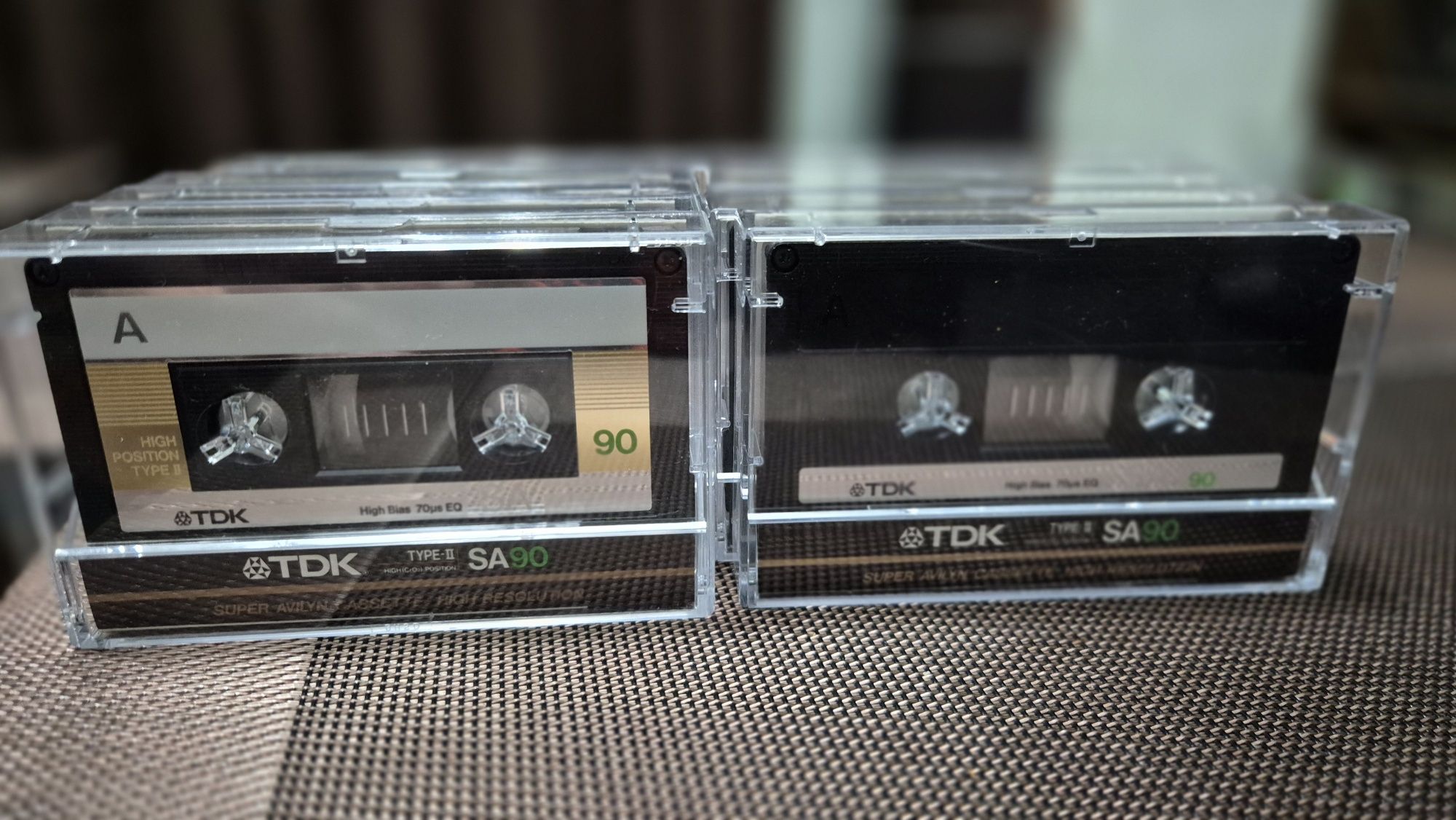 Кассеты TDK SA90 (Gold & Silver version)1987 г !! Цена 100$  за 10штук