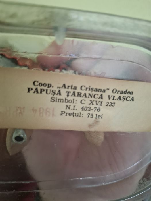 Păpușă taranca Vlasca