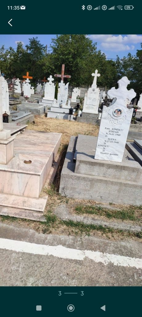 Locuri de veci in Cimitirul Nord