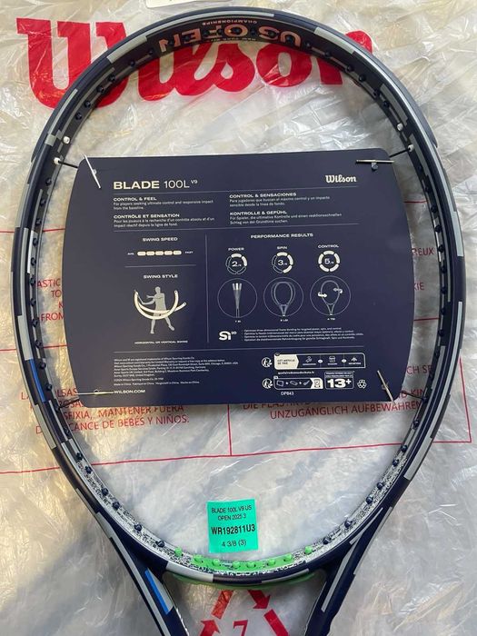 Тенис ракета Wilson Blade 100L V9 US Open 2025 Limited Edition