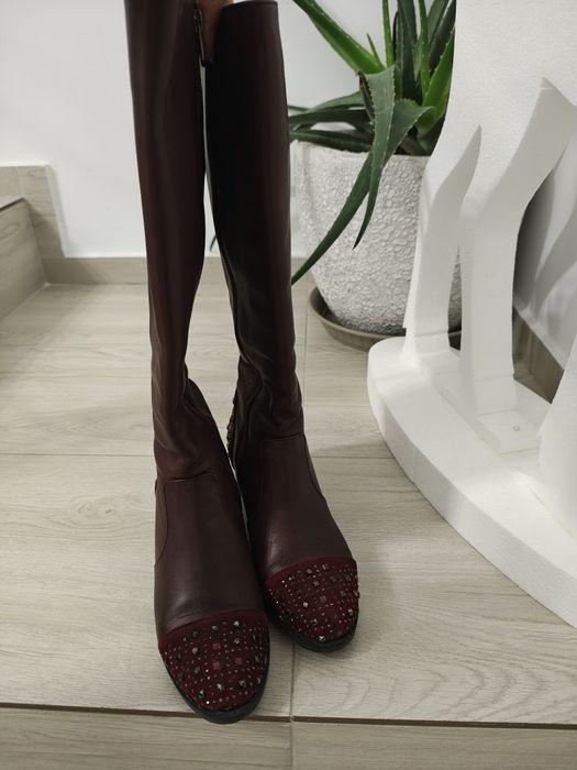 Cizme din piele marime 38