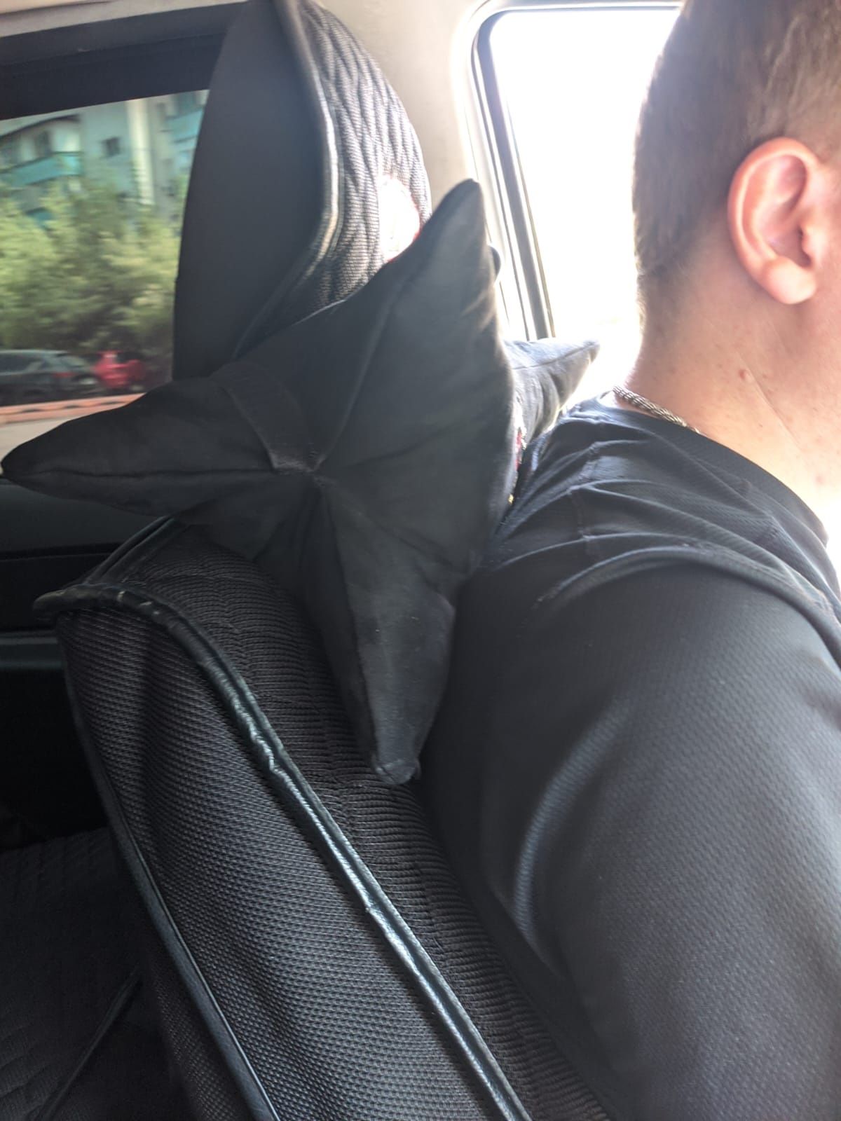 Подушка, оберег, защита для спины водителя, подголовник.