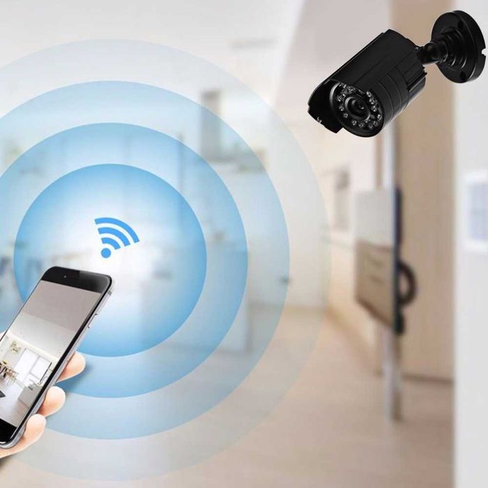 Sistem de supraveghere CCTV cu DVR, 4 camere, IR, HD, USB, IP65