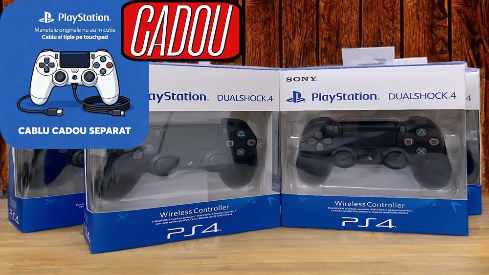 ‼️ PlayStation 5 / PS4 DUALSHOCK WIRELESS Maneta Controler NOU SIGILAT