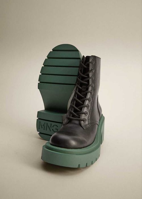 Обувки Mango с лек ток и зелена подметка 36 номер