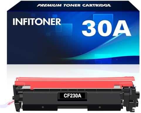 Черен тонер CF230A 30A съвместим с HP M203 M227 серия мастило принтер