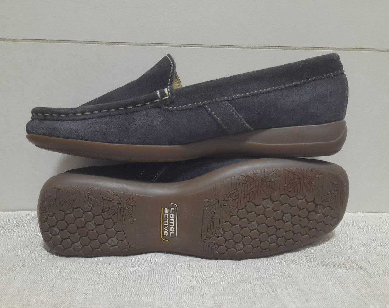 Camel Active / Made in Germany / Замшевые мокасины лоферы лодочки 37р