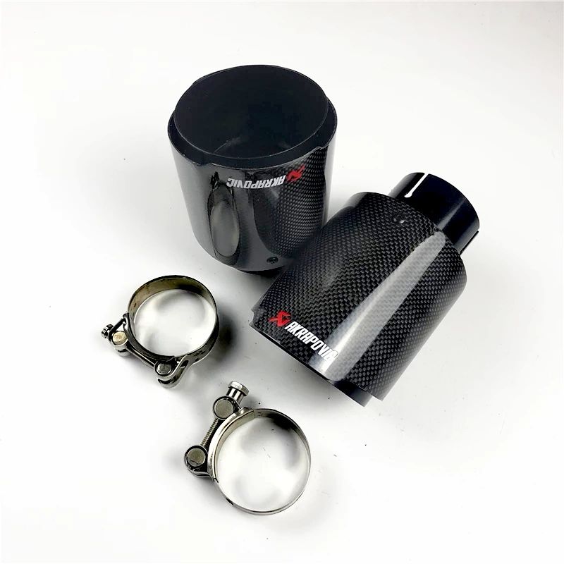 Akrapovic Накрайници 2бр AKRAPOVIC за ауспух гърне акрапович турбо топ