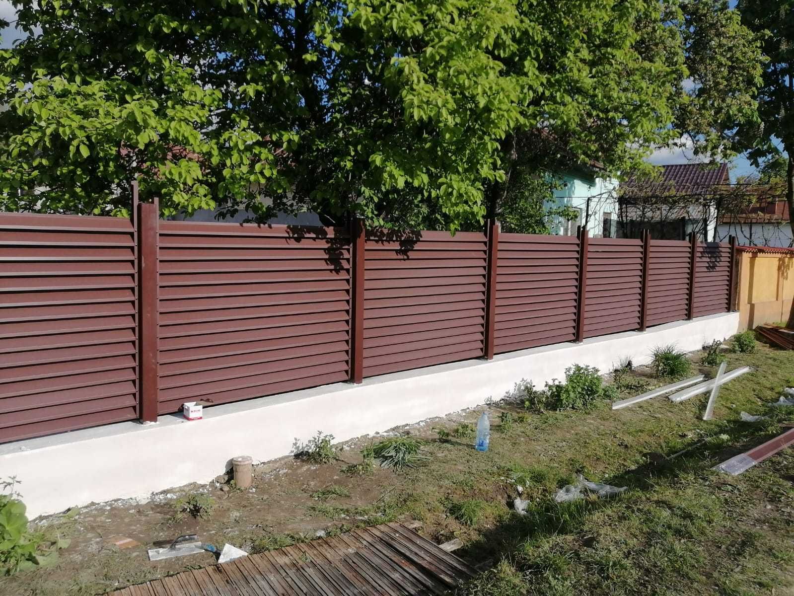 Garduri din sipca metalica, panou stil jaluzele alte modele de vanzare