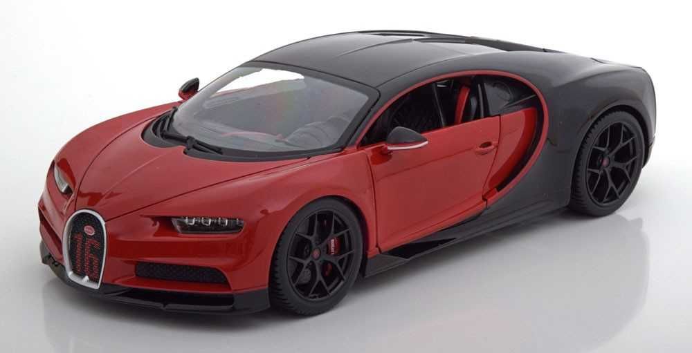 Macheta Bugatti Chiron Sport 2016 rosu - Bburago 1/18