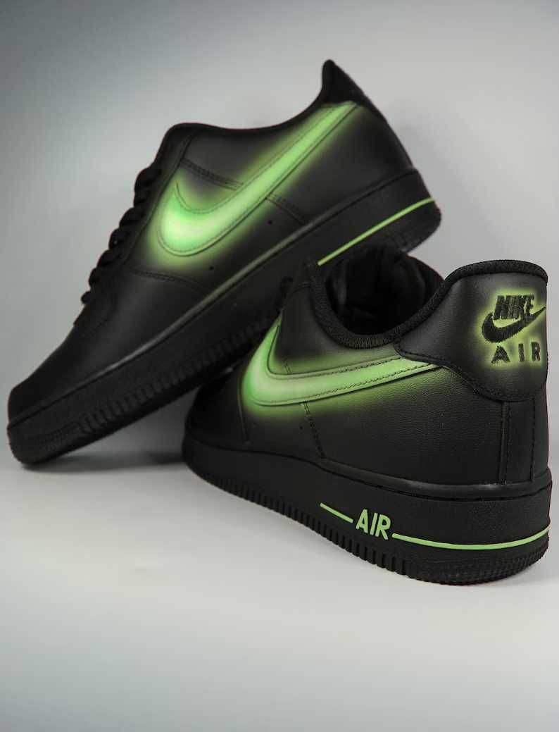 Adidasi custom Nike Air Force 1 NEON 40 41 42 43