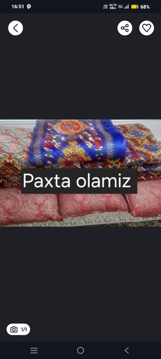 Paxta, makalatura, metalalom olamiz yaxshi narxlarda