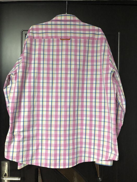 Camasa spagnolo XL camasa roz marime XL camasa carouri