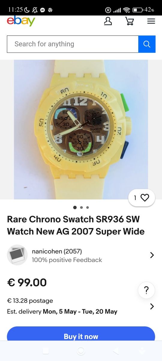 Часовник Swatch 400