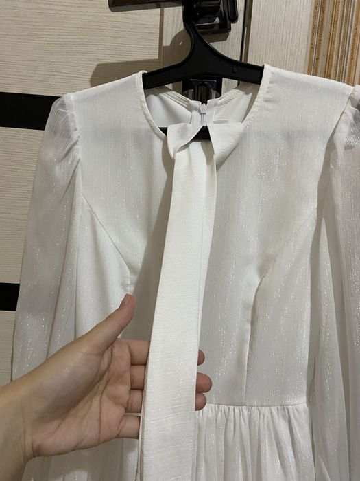 Шифон матасынын қазақша көйлек