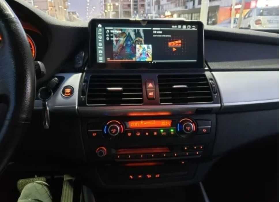 Navigatie Android 13 4GB RAM BMW X5 E70 X6 E71 CCC GPS Wifi Bluetooth