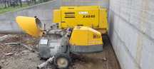 Pompa Șapa Turbosol monofazica 220 v+ Compresor Atlas Copco.
