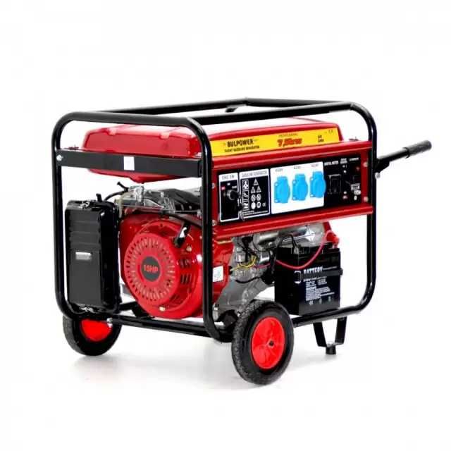 Генератор за ток BULPOWER 7.5 KW с електрически стартер - Professional