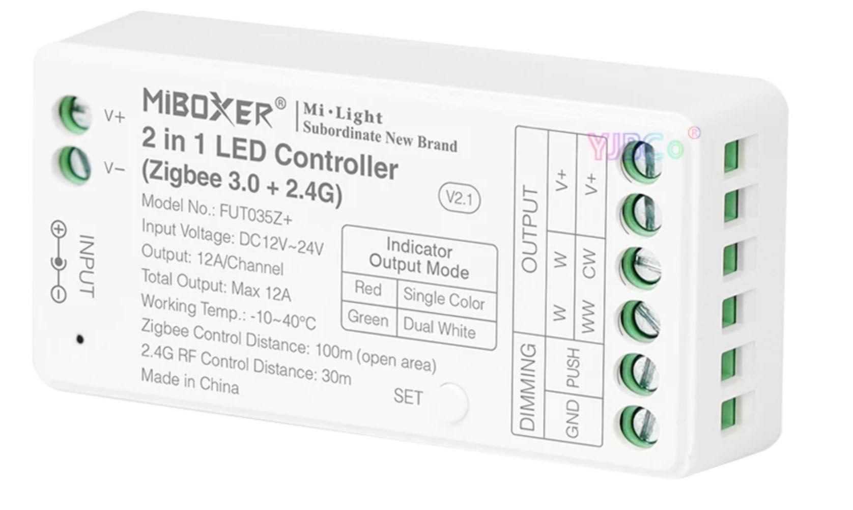Controller LED Miboxer Zigbee 3.0, WiFi, 2.4G - FUT035S+