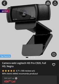 Camera web Logitech Full HD Pro C920 / GARANTIE EMAG