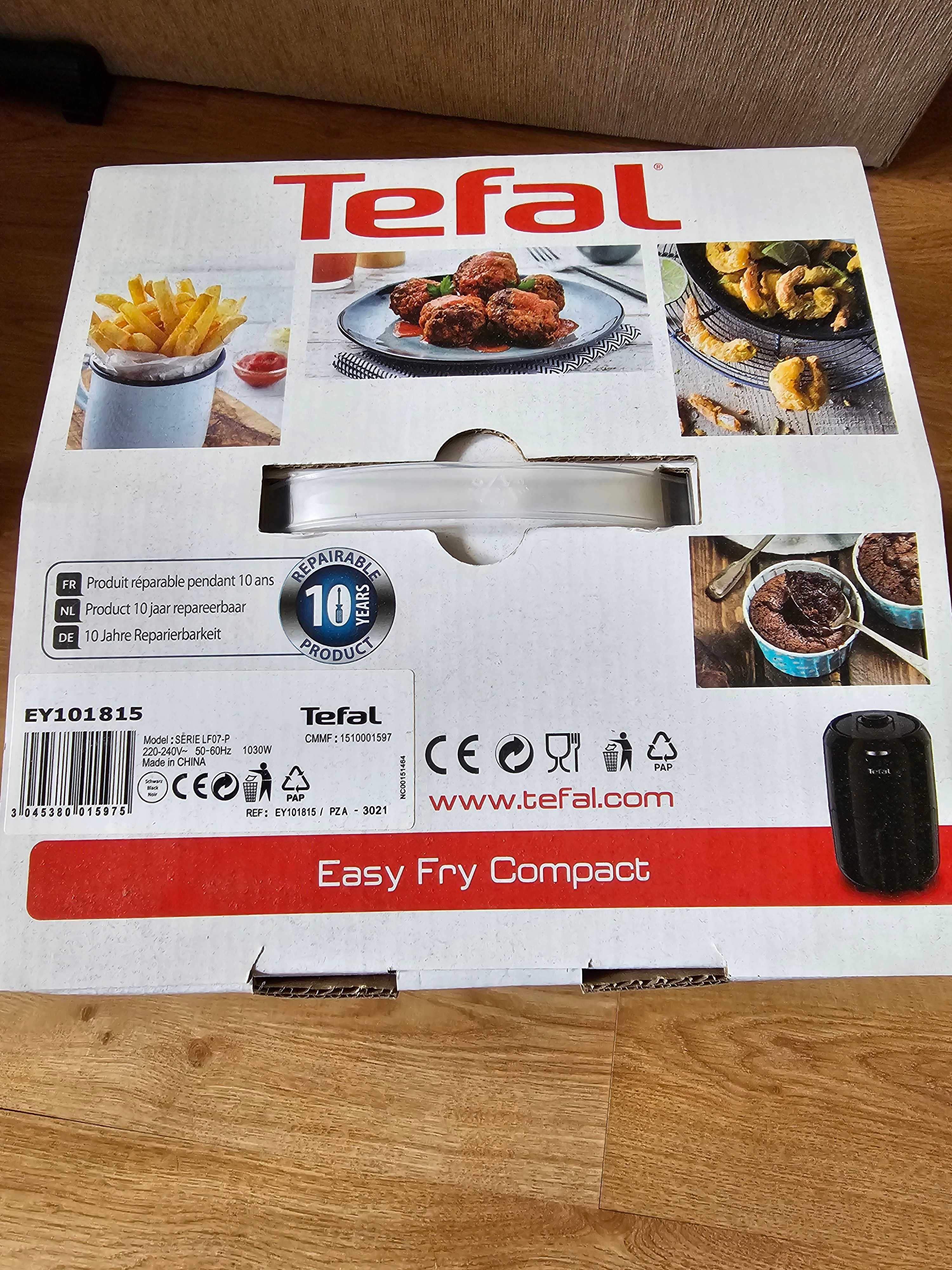 Чисто нов еър фрайър/уред за готвене Tefal Easy Fry Compact EY101815