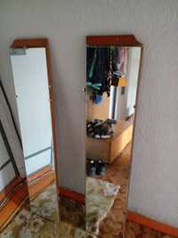 Зеркало 25×114 на деревянной основе