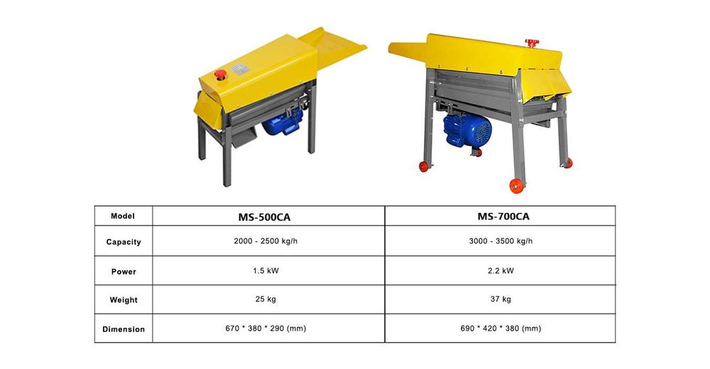 Машина за ронене на царевица 3000 кг/ч, Роначка MS-700CA