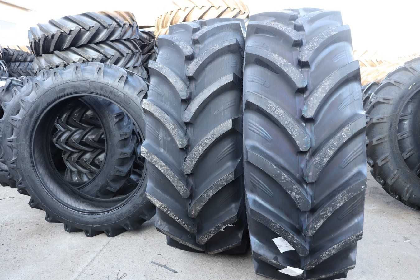 Cauciucuri noi 580/70R38 GTK anvelope tractor 155A8/152B