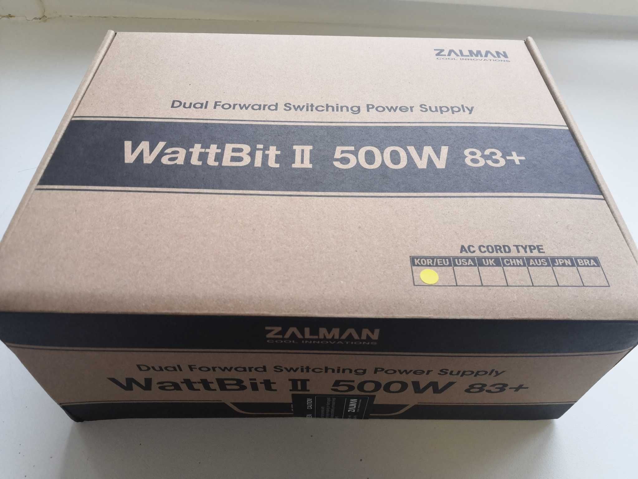 блок питания 500W Zalman Wattbit II