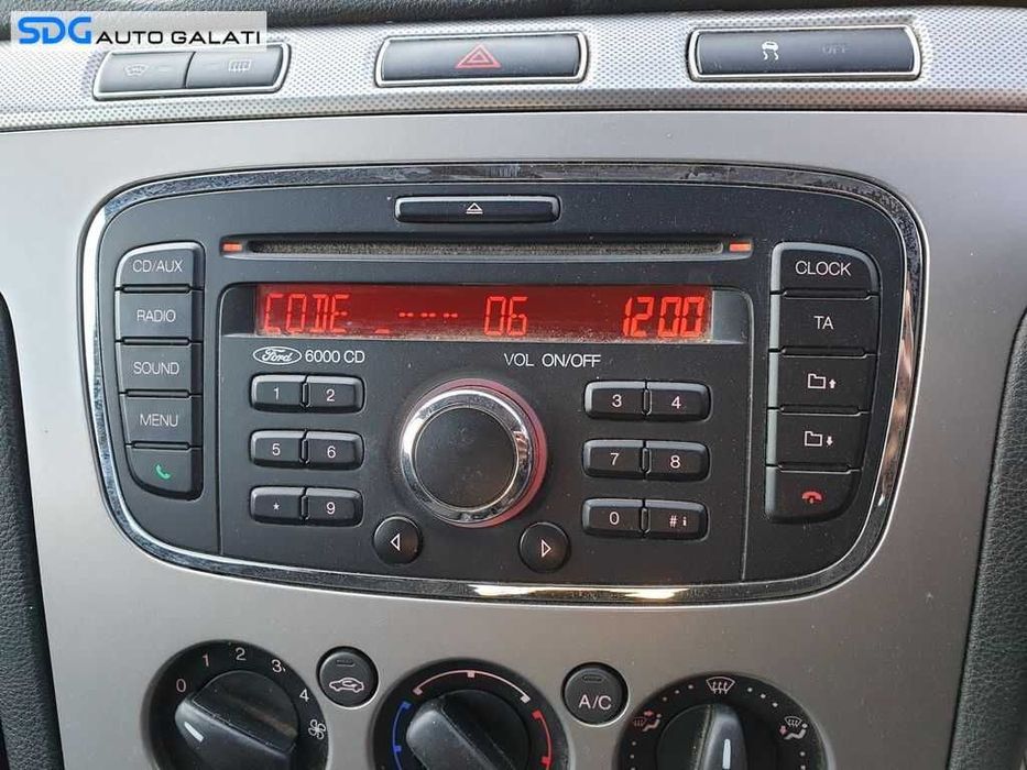 Radio CD Player cu Aux Auxiliar 6000 CD Ford S-Max 2006 - 2015