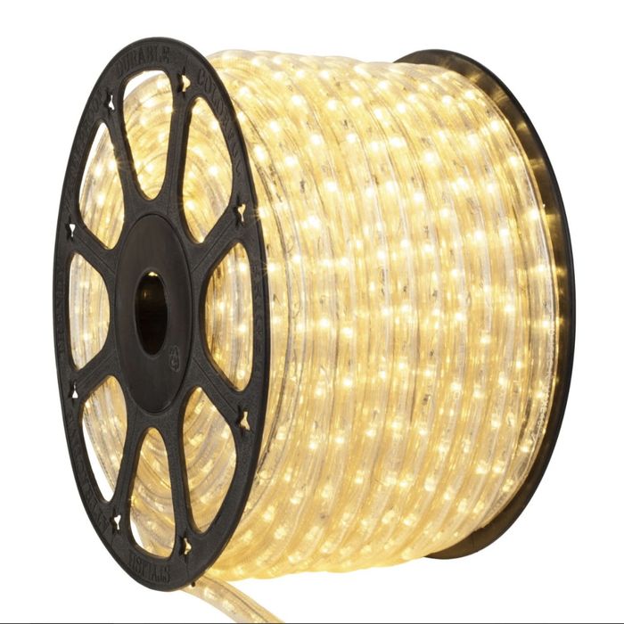 Instalatie tip furtun luminos cu led