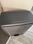 Кош за отпадъци Curver Duo, С педал, Сив, 26L + 26L