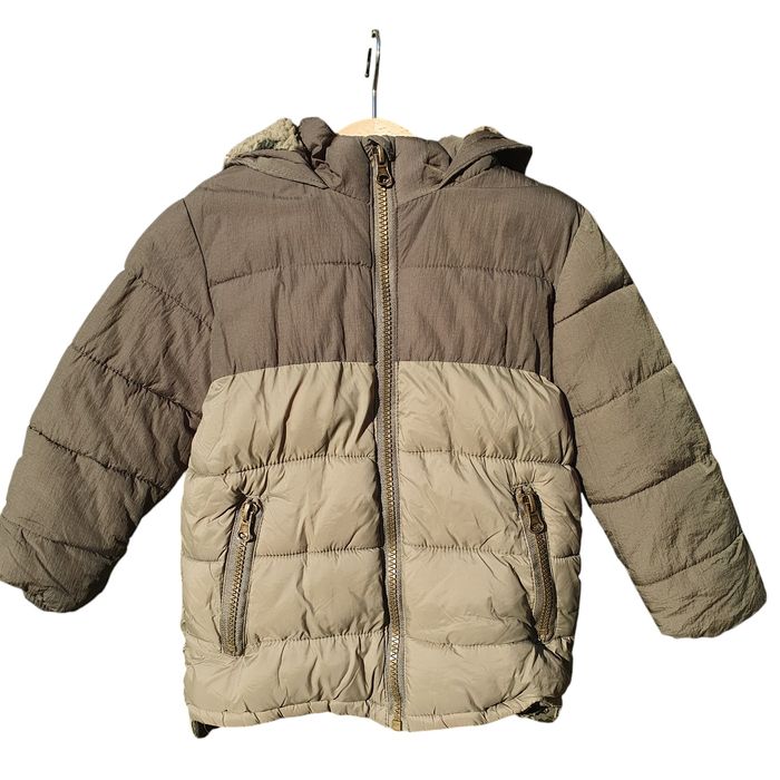 Geaca 2-3 ani groasa de iarna Primark 92-98 cm, kaki, camuflaj