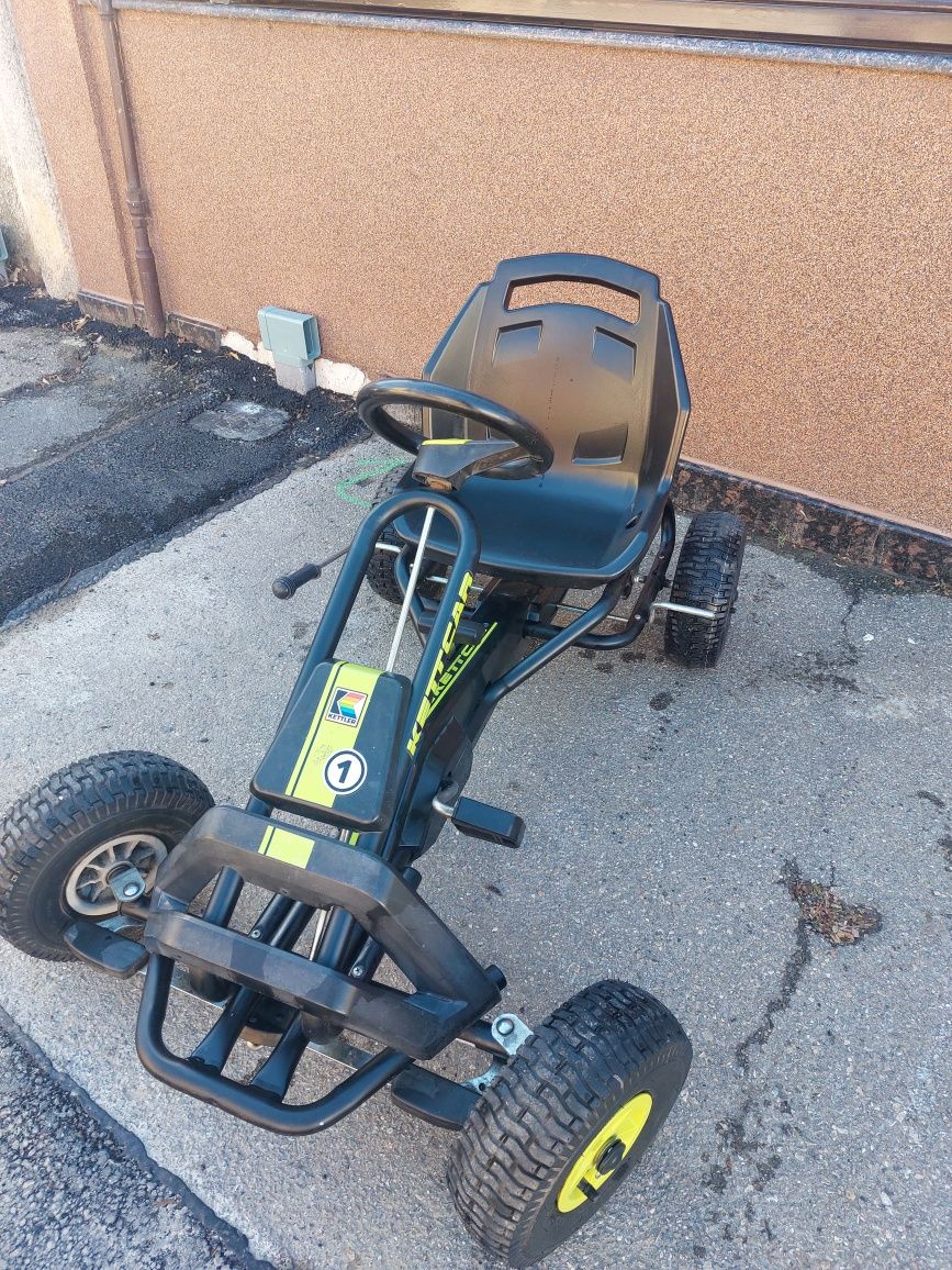 Kart(cart) Kettler - kettcar Barcelona Air verde cu pedale