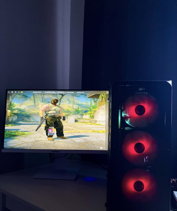 Монитор 240Гц/RTX4060 8Gb/RYZEN 5 5600X/32Gb DDR4 Игровой Компьютер
