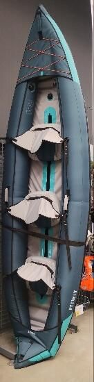Caiac-canoe gonflabil pentru plimbări 2/3 - produs resigilat Decathlon